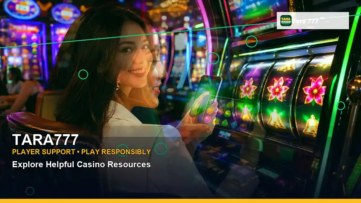 TARA777 layered collage first casino deposit and wallet options highlighting mobile-friendly casino play