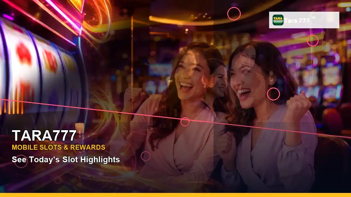 TARA777 right-diagonal fruit reels online slot games highlighting mobile-friendly casino play
