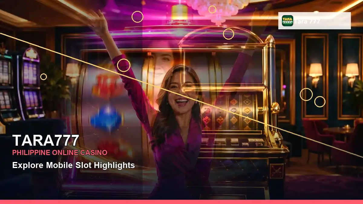 TARA777 VIP casino rewards featuring an adult Filipina casino host with a right close-up composition