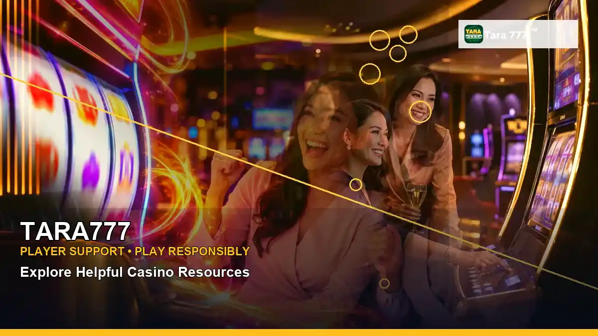 TARA777 panoramic reel coins casino cashback rewards highlighting mobile-friendly casino play