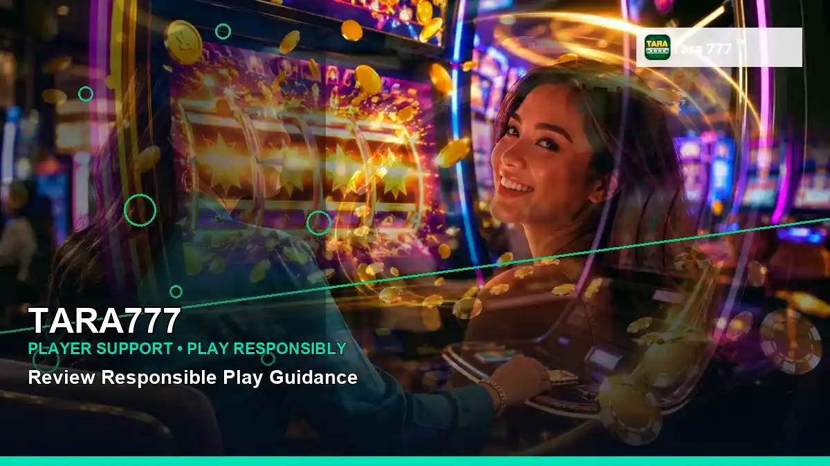 TARA777 high-energy first casino deposit and wallet options in a left-diagonal layout for Philippine players