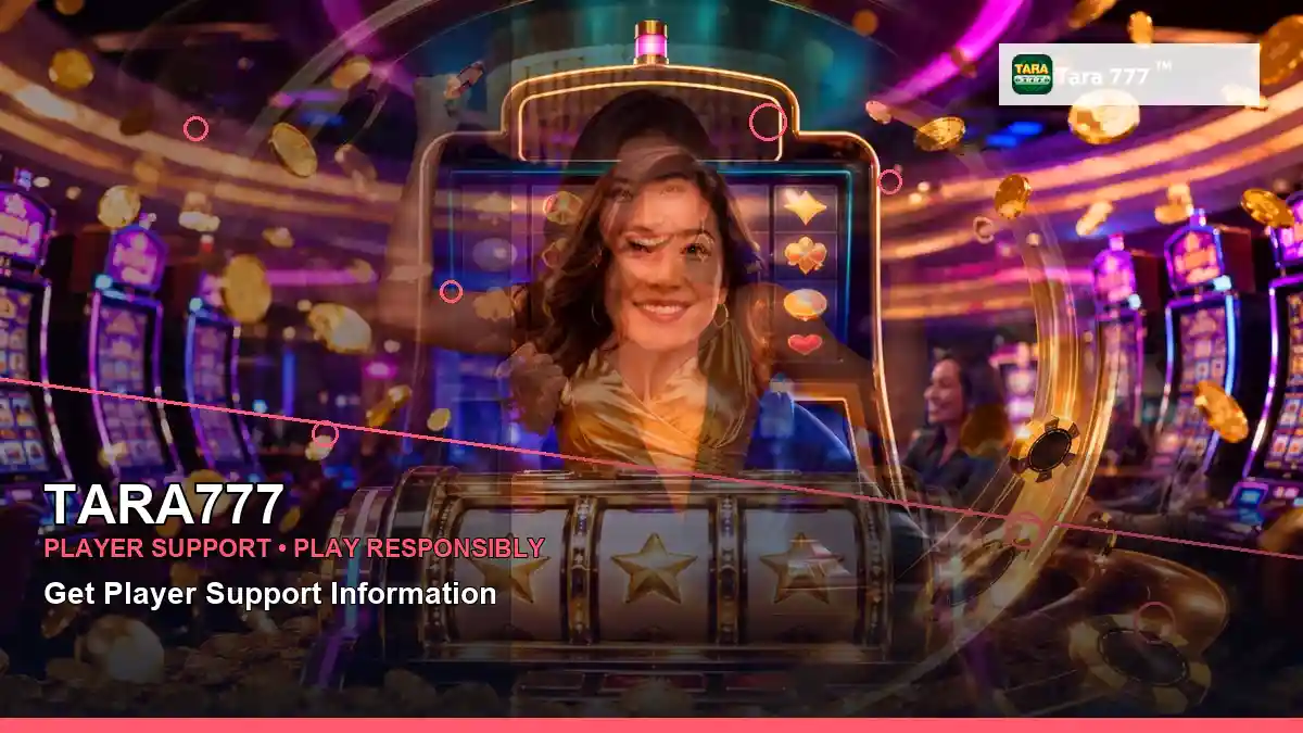 TARA777 fruit reels online slot games featuring an adult Filipina casino host with a right close-up composition