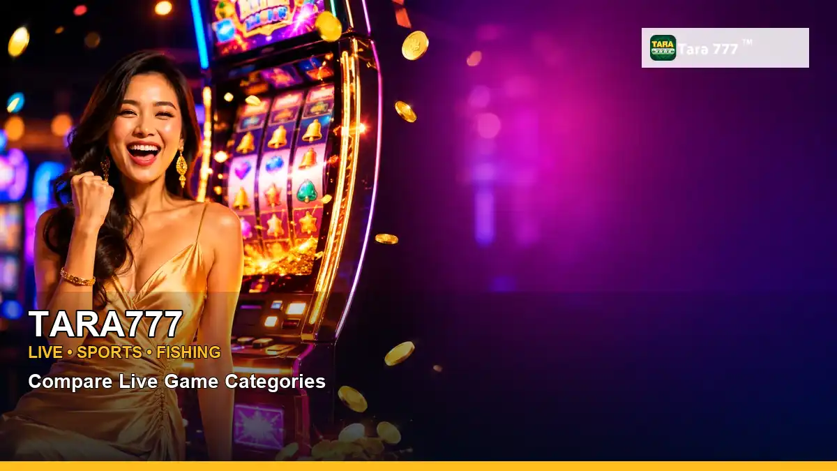 TARA777 radiant jackpot slot games highlighting mobile-friendly casino play
